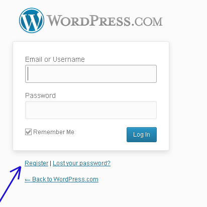 регистрация на wordpress.com для активации jetpack