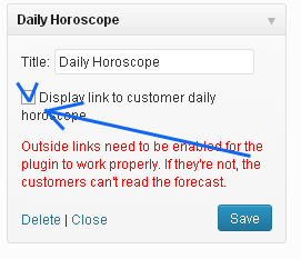 как поставить гороскоп на сайт wordpress
