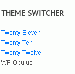 Даем возможность пользователям менять тему оформление сайта – Theme Switcher