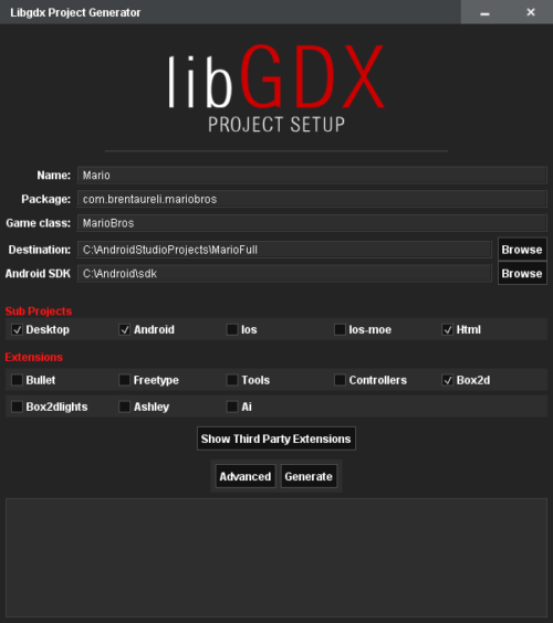 создаем игру на Libgdx